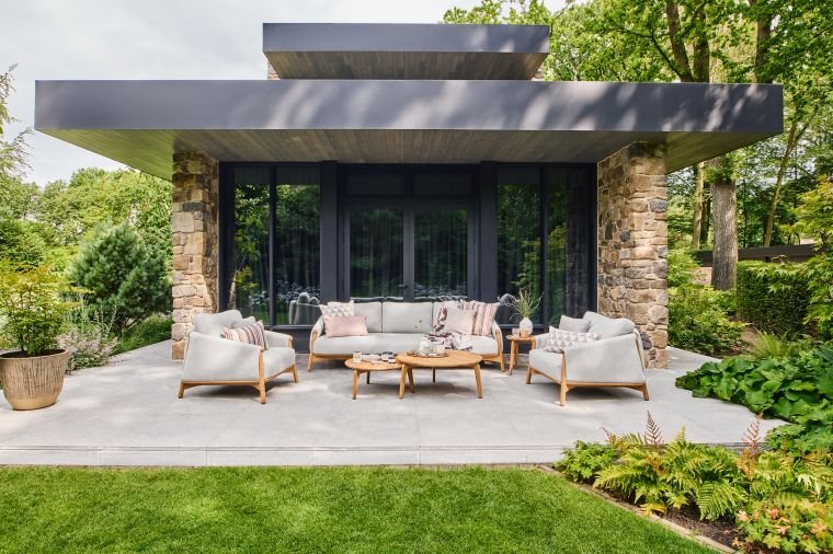 Ibiza style outdoor decoration