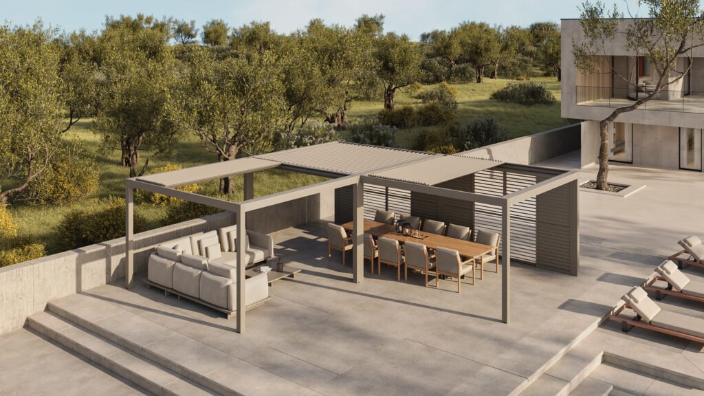 Modern pergola