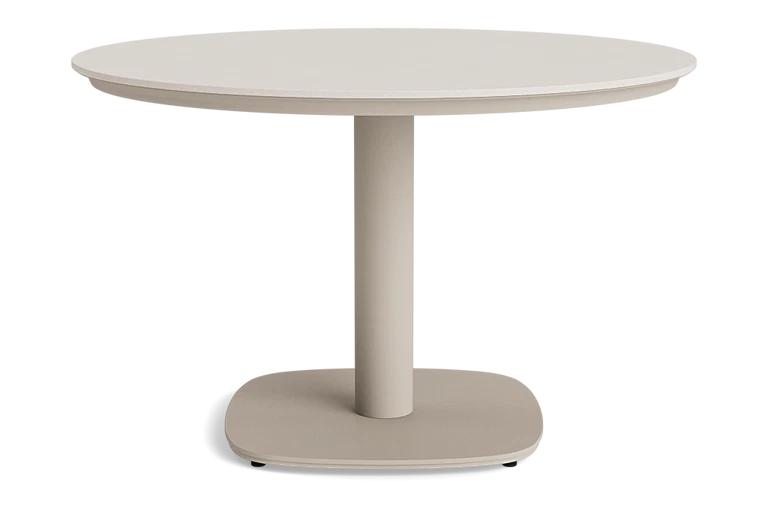 Round table with pedestal base