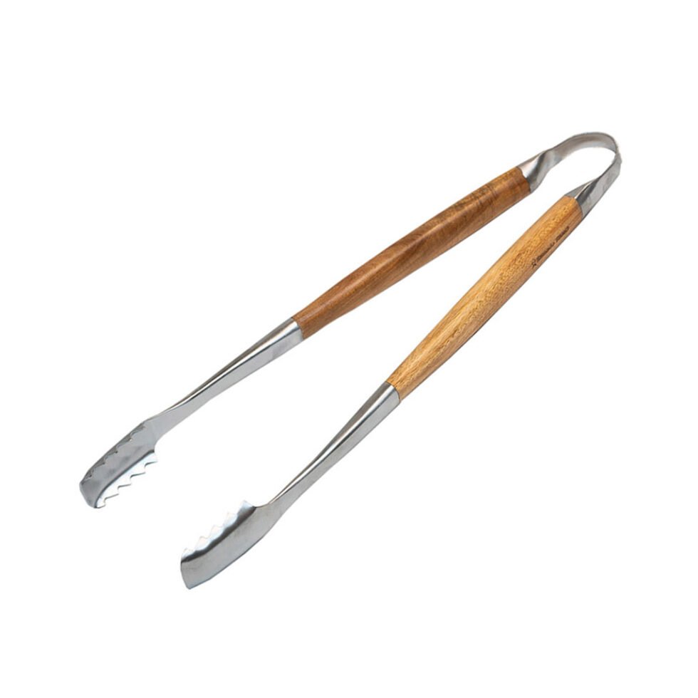 Kamado Sumo BBQ Tongs – Acacia