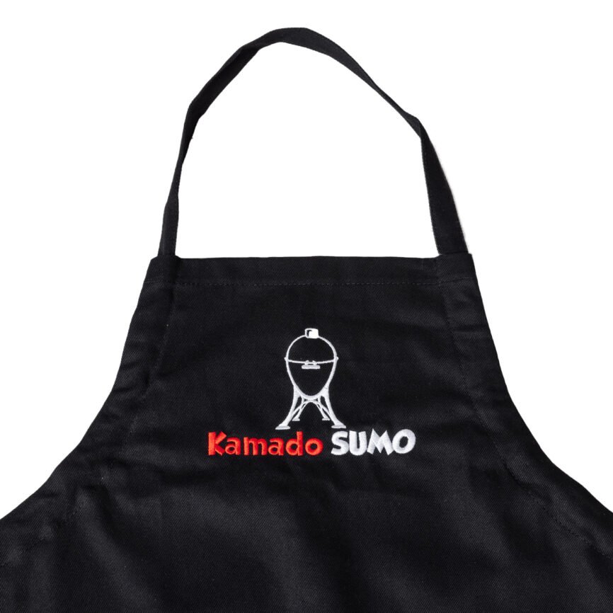 Kamado Sumo Fabric Apron – Black – view 2