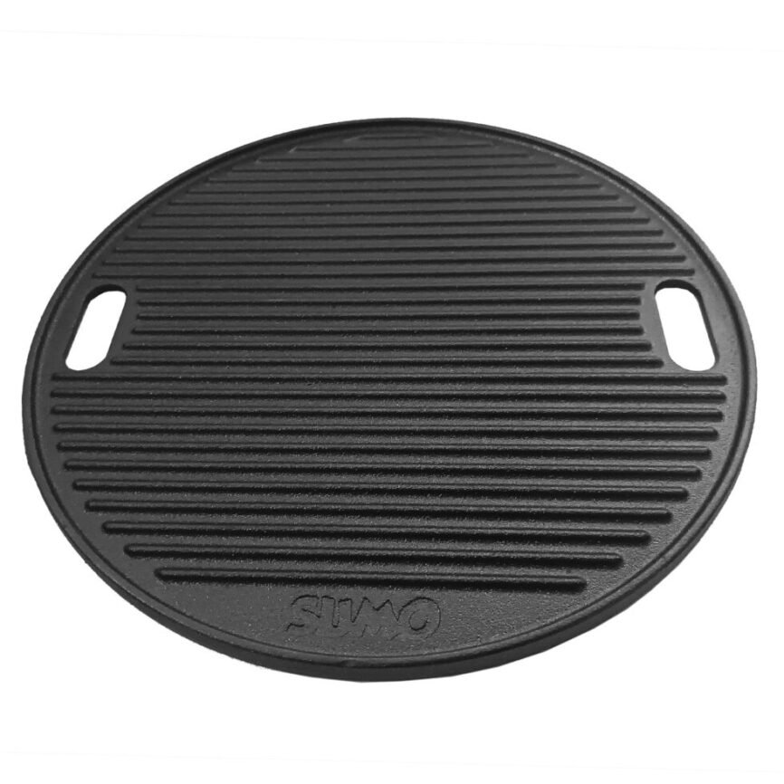 Kamado Sumo Cast Iron Griddle Junior – Reversible – view 2