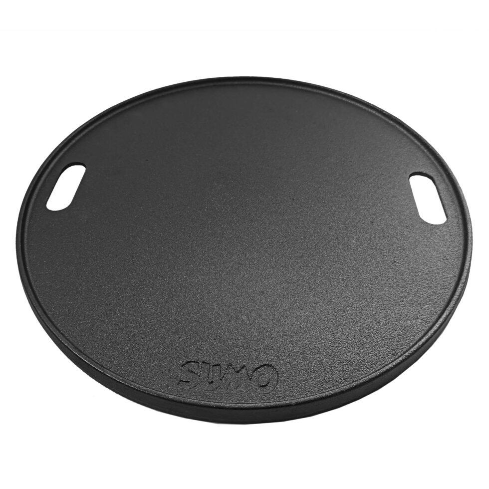 Kamado Sumo Cast Iron Griddle Junior – Reversible