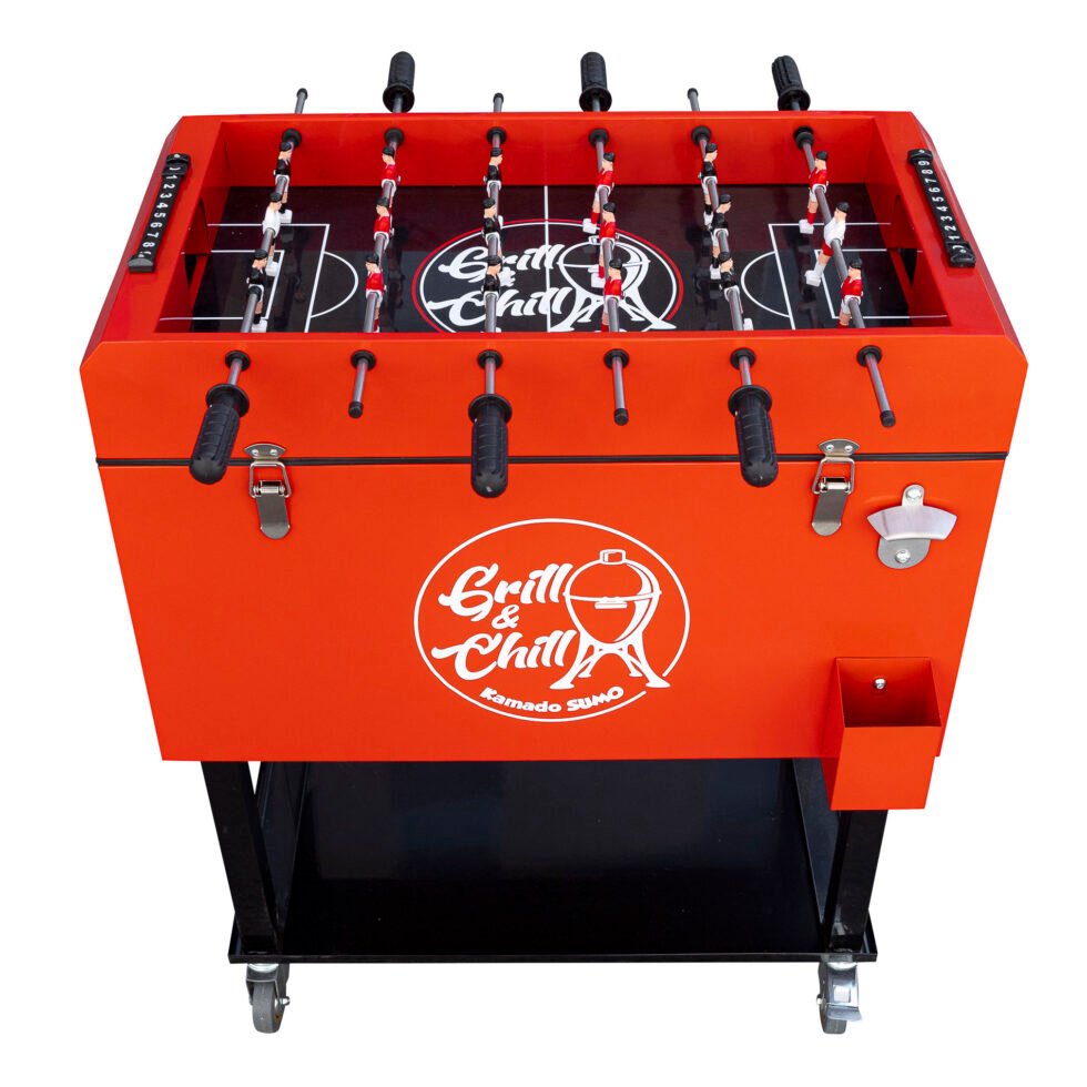 Kamado Sumo Cooler with Table Football