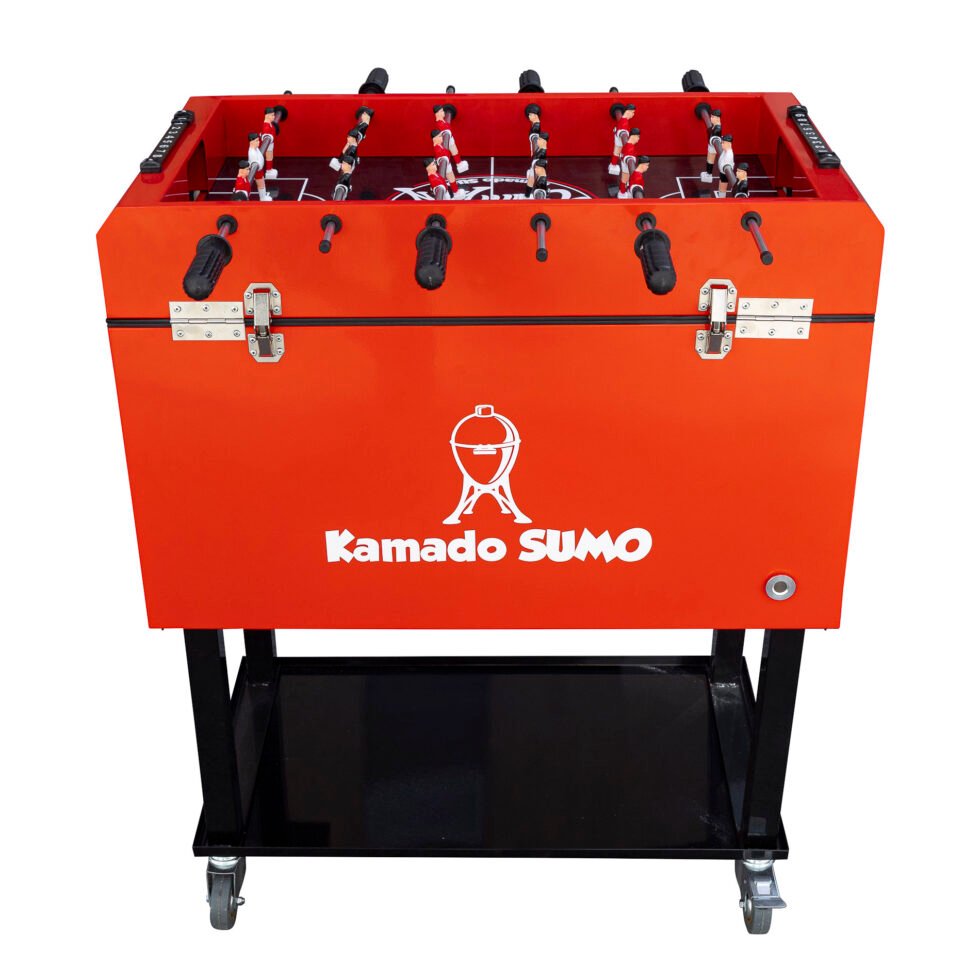 Kamado Sumo Cooler with Table Football – view 2