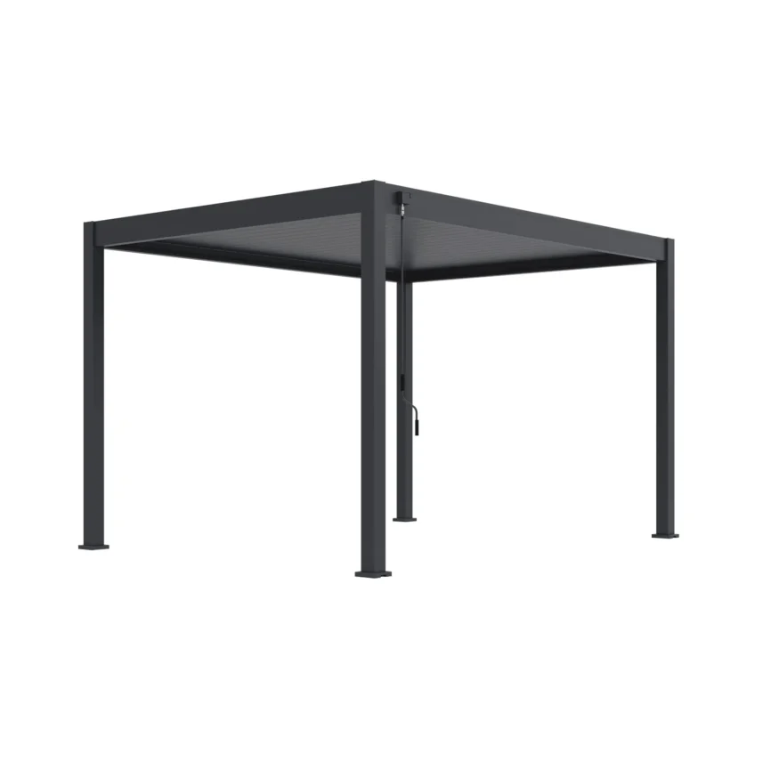 Freestanding bioclimatic pergola 300 × 400 cm in anthracite