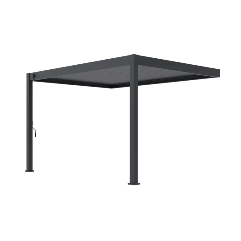 Bioclimatic Pergola 300 × 400 cm – Wall-mounted