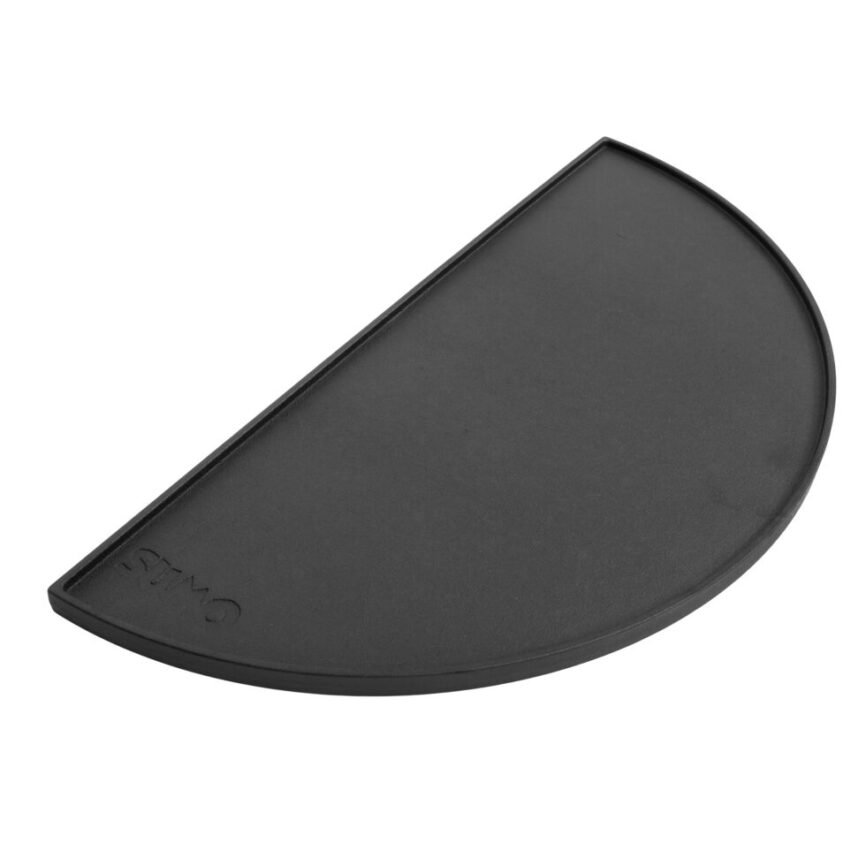 Kamado Sumo Reversible Cast Iron Half-Moon Griddle